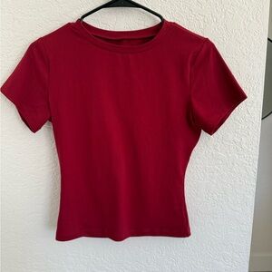 Amazon Women's Red Crop Top